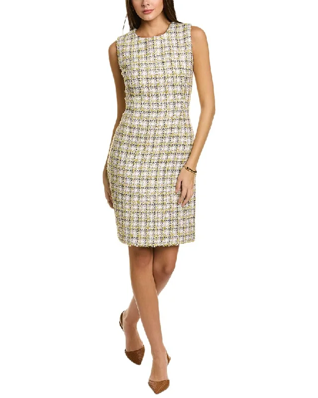 St. John Pixelated Houndstooth Dress Best-selling unclassified dresses