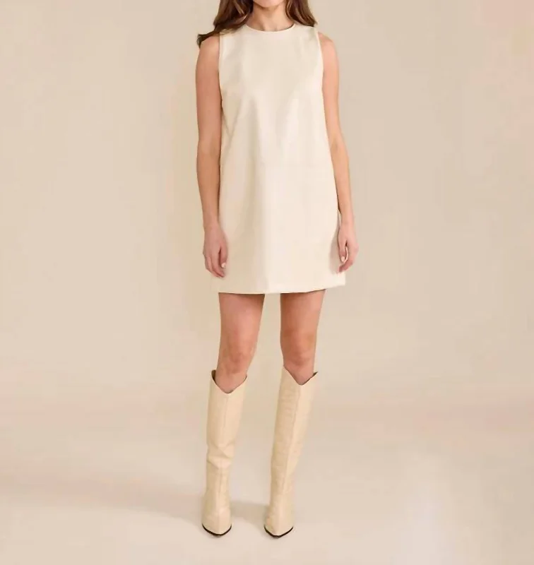 Twiggy Dress In Creme Tiered unclassified dresses