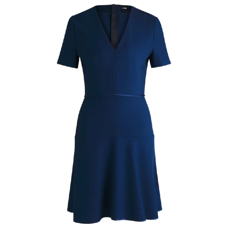 V-neck dress in stretch material Plus size unclassified dresses