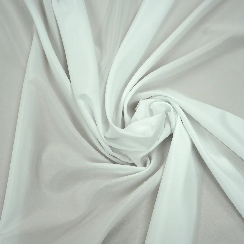 White Solid Polyester 60" Pongee Fabric Vintage unclassified dresses