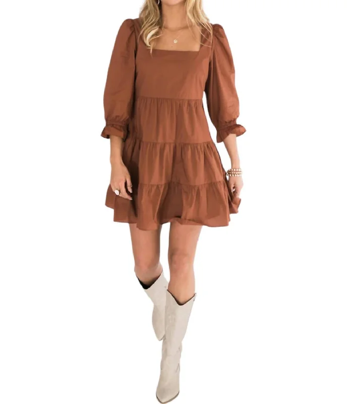 Willow Dress In Rust One-shoulder unclassified dresses